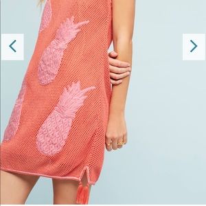 Anthropologie Crocheted Pineapple Dress